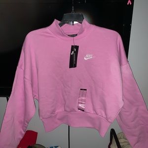 Nike turtleneck cropped sweater